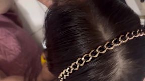 aliviando meu tio depois do trabalho, deixei ele gozar no cuzinho depois na minha boquinha