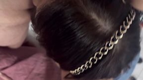 aliviando meu tio depois do trabalho, deixei ele gozar no cuzinho depois na minha boquinha