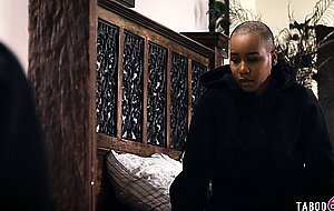 Black model Jenna Foxx fucked by her roommates in a 3some