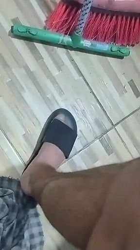 Handjob in the Bathroom