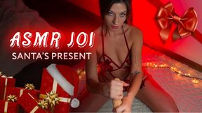 ASMR JOI. Santa&#039;s petite brunette AmyHaze Makes You CUM with handjob