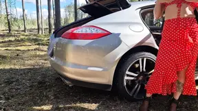 Almost Caught Fucking Milf In The Forest