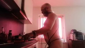 PervertedRoman40 naked in the Kitchen