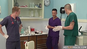 Gay nurses have a threesome