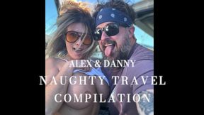 Travel Compilation of us getting naughty on the side of the road and in the car and I fuck her ass in the shower!