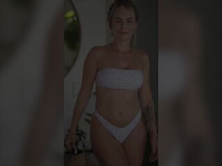Hawt Golden-haired Neighbor Try On [4k] Real Life