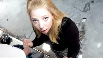 Tiny Blonde Seduces Her Friends in a Steamy Fap House Encounter