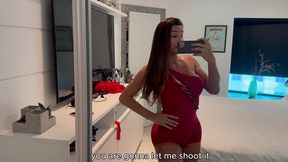 naughty boy from the gym saw me working out, agreed to fuck me and shoot