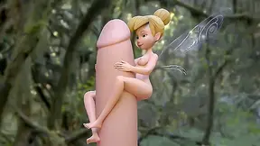 Tinker Bell Rides Big Dick Under Moonlight in Wild Fairy Fuck Fest