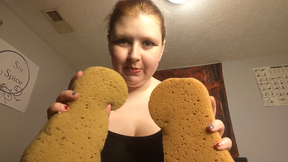 The Sitter Scrubs Your Cock with Her Sponge
