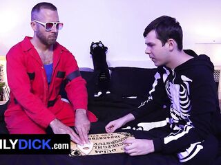 “Ouija Bang My Booty?” Step Dad Comforts Scared Step Son ~ FamilyDick Halloween Peculiar