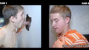 Craving More: Horny Amatuer Devours Strangers Dick Thru a Glory Hole – Unleashed Desires