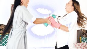 ”Rich Lady & The Mature Maid Were Friends at University - Elexis Monroe, Texas Patti”