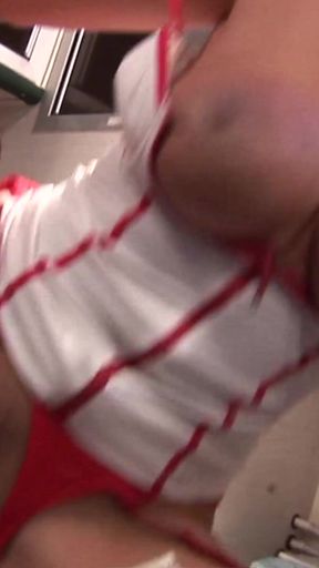 Must-see moment from "Naughty nurses having fun with two guys in the ambulance"