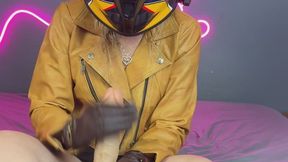 handjobs ejaculating dildo helmet and leather
