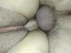 Close up pounding of wet fat pussy