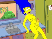 The Simpsons - Futa Marge - Sex Cartoon Hentai Futa Scene P75