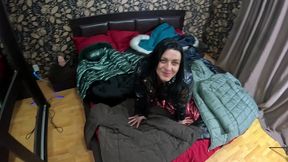 several shiny down-jackets used for fucking and masturbating 267