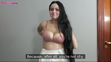 Daring Young Brunette is Willing to Do Anything to Pass