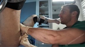 The doctor enjoys stretching his uncle's asshole