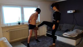 Ballbusting in UGG Boots