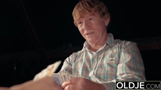 Slutty likes to suck on grandpa cock so yummy