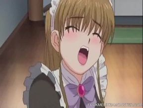 Hot Maid In A Naked Apron Pleases Master