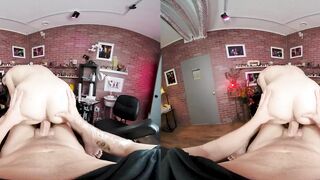 VR BANGERS Big Boobed 19 Year Old Skank Is Determined To Suck Your Dick VR Porn