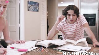 Young Ricky Spanish jerks off before ramming the wet pussy of big tits Melissa Lynn
