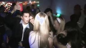 ”Sexy university teen whore fingers her twat”