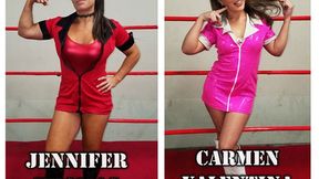 1265-Cute Does Not Make a Wrestler! - Female Wrestling