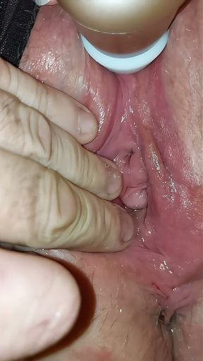 Close-up wet pussy orgasm!!   Clip 2