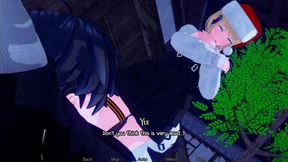 Stepsister fuck me in backyard