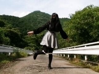 Transgender HONOKA is confused to expose its perversions in nature but it can't stop!