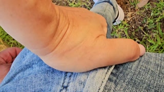 On vacation I become a slut and I jerk off the lifeguard before being caught by my husband