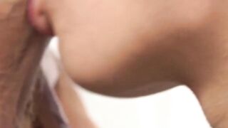 Cute twink rimmed and fingered before daddy barebacked him
