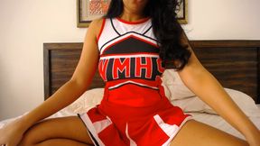 Cheerleader prefers nerds!