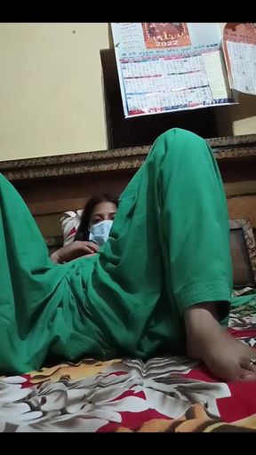 Indian Bhabhi Pussy Sucked and Kissed by Devar