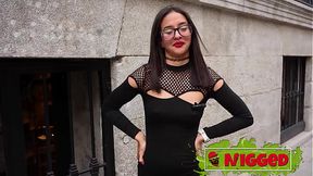 Young Latina wants MONSTERCOCK. Exhibitionist and very experienced, the beautiful Alice Biancci has interracial sex on Nigged