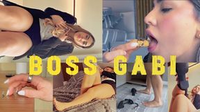 BOSS GABI - 4K ARROGANT BOSS fires employees and SQUISHES them