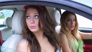 Sexy JoJo Kiss fucks the detective with a big dick outdoors