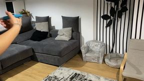 pussy fart in sexy black lingerie