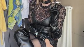 Crossdresser fetish smoking