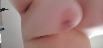 Upside Down View of Shaking Titties