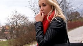 Euro Blonde Has Cute Small Tits