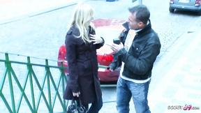 ”Adorable University Girl Pickup & Rough Fuck At Public Hallway”