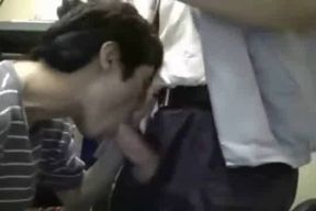 Daddy Security Guard Barebacks Asian Twink