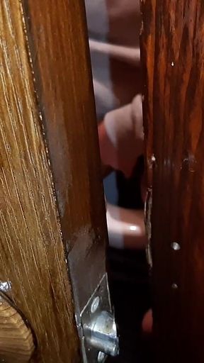 I Heard My Stepmom Moaning While Masturbating in the Toilet and Started Watching Her