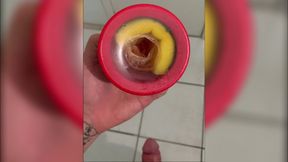 Handjob with Homemade Egg Talking Dirty and Cumming a Lot - Solo