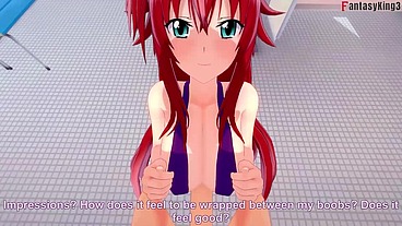 Rias Gremory & Akeno bikini bathroom - HS DXD NTR Madness 4 - Watch the Full Movie on Sheer & PTRN: Fantasyking3